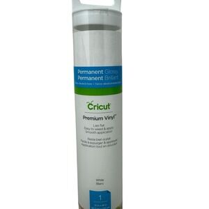 NEW Cricut Vinyl Permanent Glossy 12" X 48" White - Arts and Crafts Supplies